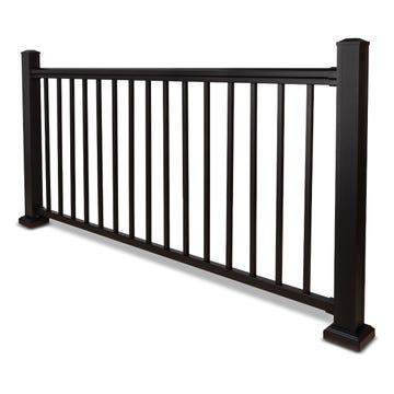 Get the stylish, modern look of Revival Plus Aluminum Railing with this complete vertical baluster rail kit