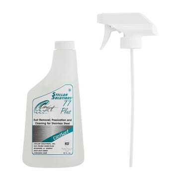 CitriSurf Passivator comes with a spray nozzle for easy application