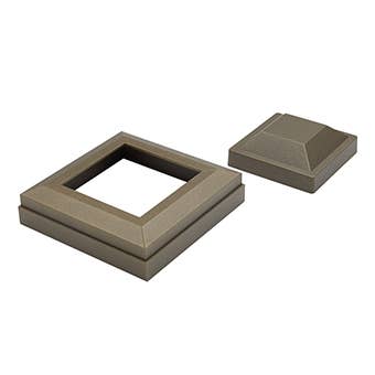 Step 2: Posts, Caps & Skirts