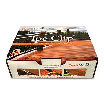 Ipe Clips with Plugs