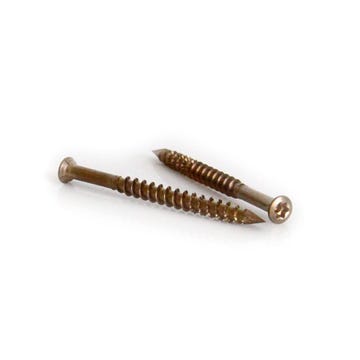 DeckWise 18/8 Grade Heat-Treated Stainless Steel Trim Head Screws - #8 x 2"