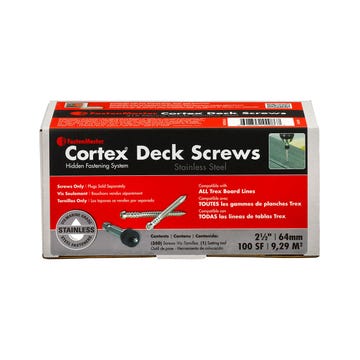 Cortex Marine Grade Stainless Steel Screws