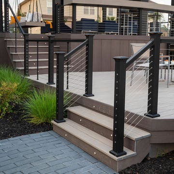 Cable Railing Top Rail Kit by Key-Link - Stair