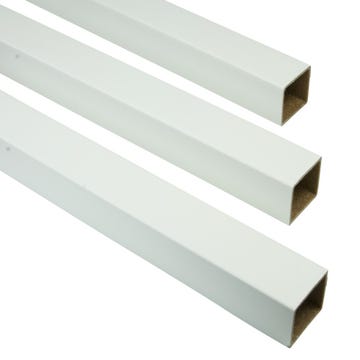 Square Composite Balusters For Trex Transcend Railing - White