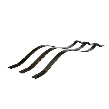 Vienna Series Face-Mount Belly Balusters by Fortress - Black Sand