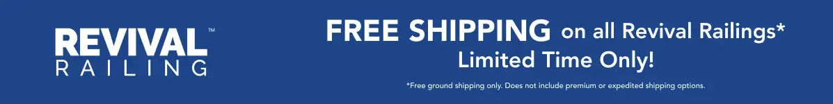 Free Shipping on Revival Railing